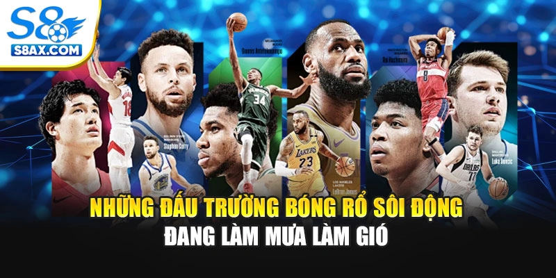 Những đấu trường bóng rổ sôi động đang làm mưa làm gió